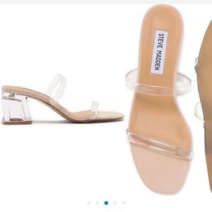 Steve Madden Clear Sandals